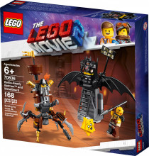 70836 LEGO® Movie Cīņai gatavs Betmens un Metālbārda, 6+ gadi