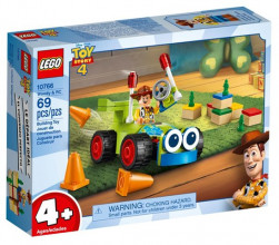 10766 LEGO® Toy Story 4 Вуди на машине, 4+ лет