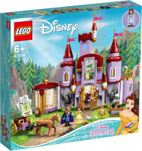 43196 LEGO® Disney Princess Skaistule un Briesmoņa pils, no 6+ gadiem, 2021 gada modelis