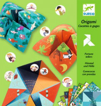 Djeco Origami ar uzlīmēm un spēli - Atdarināšana, 5-13 gadi, DJ08764