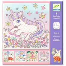 Djeco 5 trafareti - Sapņu zeme, DJ08862