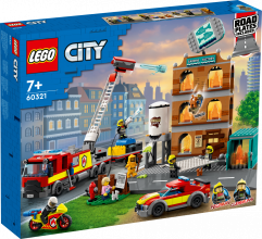 # 60321 LEGO® City Ugunsdzēsēju brigāde, 7+ gadi, 2022 gada modelis