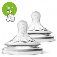 Philips Avent Natural Barošanas pudelītes knupīši 2gab., 1+ mēn., SCF042/27