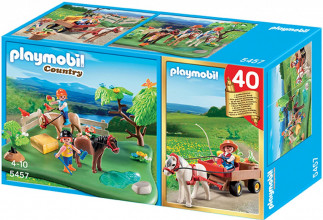 5457 PLAYMOBIL® Country Ponija ganības, no 4 gadu vecuma