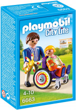 6663 PLAYMOBIL® City Life Bērns ratiņkrēslā, no 4 gadu vecuma