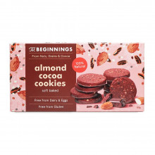 Beginnings Almond cocoa cookies, Mandeļu kakao cepumi, 80g