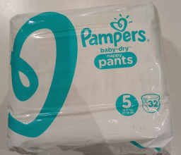 Pampers Baby Dry Pants biksītes N5, 12 -17 kg, 32.gab.