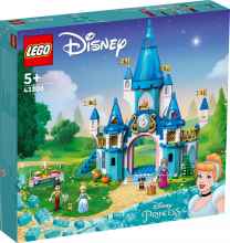 43206 LEGO® Disney Pelnrušķītes un Daiļā prinča pils, 5+ gadi, 2022. gada modelis