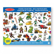 Melissa & Doug, 500.gab.Dažādas uzlīmes ,