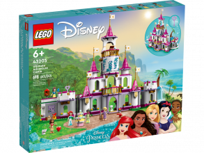 43205 LEGO® Disney Princess Nepārspējamā piedzīvojumu pils, 6+ gadi, 2022. gada modelis