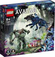 75571 LEGO® Avatar Нейтири и танатор против Майлза Куорича в УМП Скафандре, 9+ лет,модель 2022 года