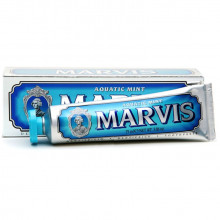 AKCIJA!!! Marvis Aguatic Mint zobu pasta ar piparmētras un jūras svaiguma noti, Aguatic Mint, 85 ml.