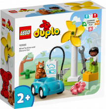 10985 LEGO® DUPLO Ветрогенератор и электромобиль, 2+ лет, модель 2023 года