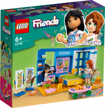 41739 LEGO® Friends Комната Лиэнн, 6+ лет, модель 2023 года