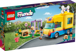 41741 LEGO® Friends Спасательный фургон для собак, 6+ лет, модель 2023 года