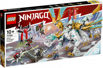 71786 LEGO® Ninjago Ледяной дракон Зейна, 10+ лет, модель 2023 года