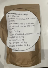 Mandeļu milti, 500g, ražotājs:Spānija