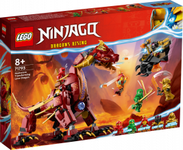 71793 LEGO® Ninjago Лавовый дракон-трансформер, 8+ лет,модель 2023 года