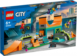 60364 LEGO® My City Уличный скейт-парк, 6+ лет,модель 2023 года