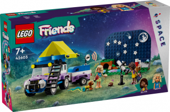 42603 LEGO® Friends Zvaigžņu vērotāju kempinga transportlīdzeklis , 7+ gadi, 2024 gada modelis