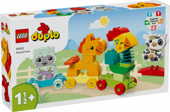 10412 LEGO® DUPLO Dzīvnieku vilciens, 1½+ gadi, 2024 gada modelis