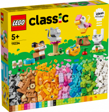 11034 LEGO® Classic Radošie mājdzīvnieki, 5+ gadi, 2024 gada modelis