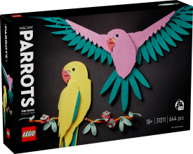 31211 LEGO® Art Faunas kolekcija – Makao papagaiļi, 18+ gadi, 2024 gada modelis