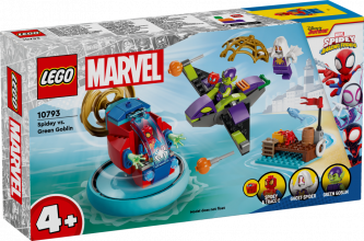 10793 LEGO® Spider Man Zirnekļcilvēks pret Zaļo Goblinu, 4+ , модель 2024 года