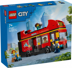 60407 LEGO® City Sarkans divstāvu ekskursiju autobuss, 7+ , модель 2024 года