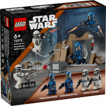 75373 LEGO® Star Wars Slēpnis uz planētas Mandalore™: kaujas paka, 6+ gadi, 2024 gada modelis