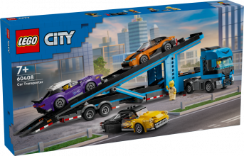 60408 LEGO® City Autopārvadātājs ar sporta auto, 7+ лет, модель 2024 года