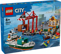 60422 LEGO® City Osta ar kravas kuģi , 8+ лет, модель 2024 года