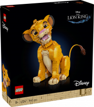 43247 LEGO® Disney Karalis Lauva – mazais Simba, 18+ gadi, 2024 gada modelis