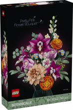 10342 LEGO® Icons Botanicals Collection Skaists rozā ziedu pušķis , 18+ gadi, 2025 gada modelis