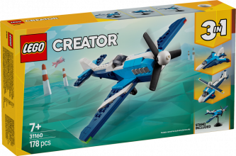 31160 LEGO® Creator Gaisa kuģi: Sacīkšu lidmašīna, 7+ gadi, 2025 gada modelis