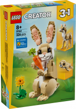 31162 LEGO® Creator Piemīlīgais zaķēns, 8+ gadi, 2025 gada modelis