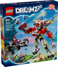 71497 LEGO® DREAMZzz™ Cooper tīģera robots un Zero lieljaudas auto, 9+ gadi, 2025 gada modelis
