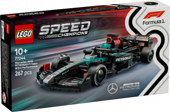 77244 LEGO® Speed Champions Mercedes-AMG F1® W15 sacīkšu auto, 10+ gadi, 2025. gada modelis