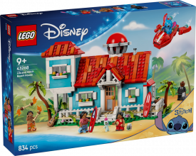 43268 LEGO® Disney Princess Пляжный домик Лило и Стич , 9+ лет, модель 2025 года
