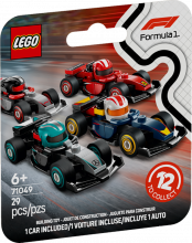 71049 Minifigure Series F1® kolekcionējami sacīkšu auto, 6+ gadi, 2025. gada modelis