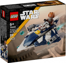 75400 LEGO® Star Wars™ Plo Koon Jedi Starfighter™ mikrocīnītājs, 6+ gadi, 2025 gada modelis