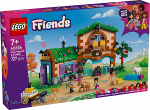 42654 LEGO® Friends Poniju ferma un stallis, 7+ , модель 2025 года