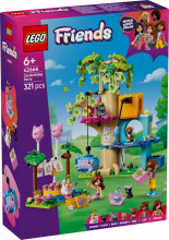 42666 LEGO® Friends Kaķu dzimšanas dienas ballīte un mājiņa kokā, 6+ gadi, 2025 gada modelis