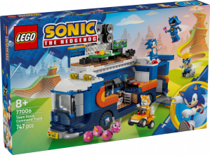 77006 LEGO® Sonic the Hedgehog™ Sonic komandas busiņš – komandcentrs, 8+ gadi, 2025 gada modelis