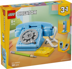 31174 LEGO® Creator Retro telefons, 8+ gadi, 2025 gada modelis
