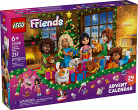 42668 LEGO® Friends 2025. gada adventes kalendārs, 6+ gadi