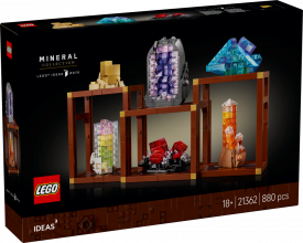 21362 LEGO® ICONS™ Minerālu kolekcija , 18+ , модель 2025 года