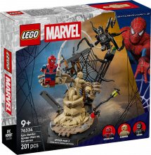 76334 LEGO® Marvel Super Heroes Spraigā kauja: Zirnekļcilvēks pret Sandman , 9+ gadi, 2026 gada modelis