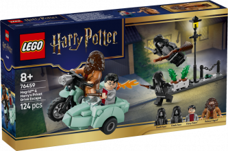 76459 LEGO® Harry Potter™ Hagrida un Harija bēgšana no Dzīvžogu ielas  , 8+ gadi, 2026 gada modelis