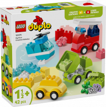 10474 LEGO® DUPLO Radošie transportlīdzekļi , 2+ gadi, 2026 gada modelis